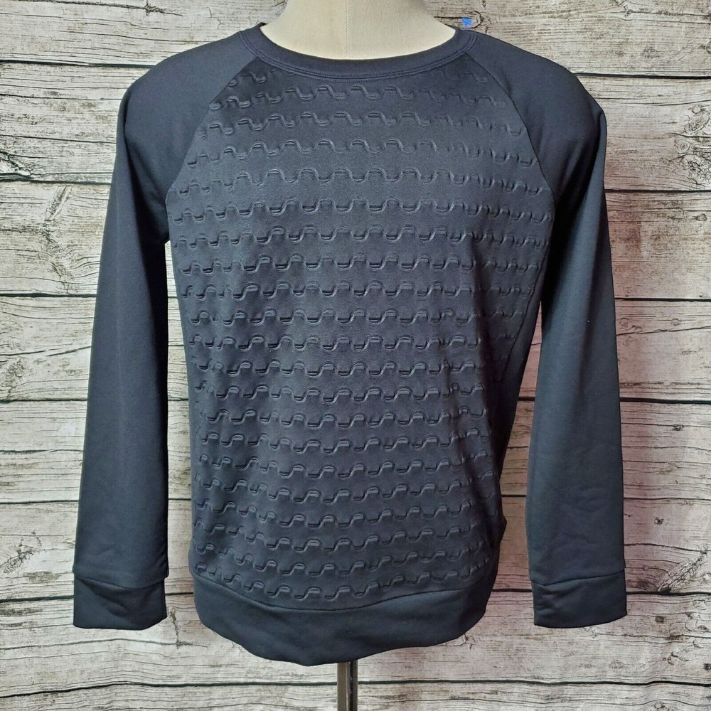 Gap Fit Black crew neck sweatshirt Size Small
